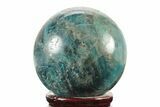 Bright Blue Apatite Sphere - Madagascar #241459-1